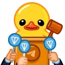 Video sticker 🔨 Duck+2