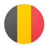 Sticker 🇧🇪 Round Flags