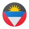 Sticker 🇦🇬 Round Flags
