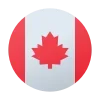 Sticker 🇨🇦 Round Flags