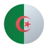 Sticker 🇩🇿 Round Flags