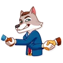 Telegram sticker 🤝 The Wolf of Wall Street