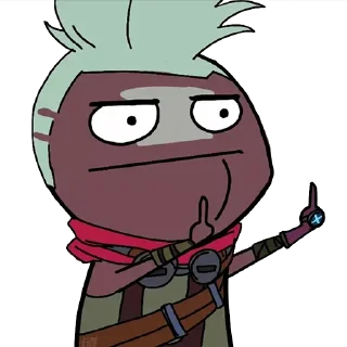 Telegram sticker 🖕 League of Trolls (@TodorokiShouto)