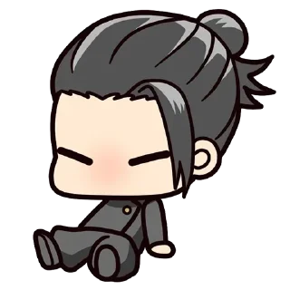 Telegram sticker 🖤 Suguru Geto (@TodorokiShouto)
