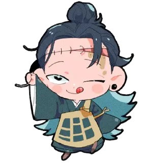 Телеграм стикер 🖤 Suguru Geto (@TodorokiShouto)