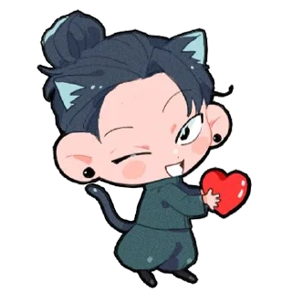 Телеграм стикер 🖤 Suguru Geto (@TodorokiShouto)