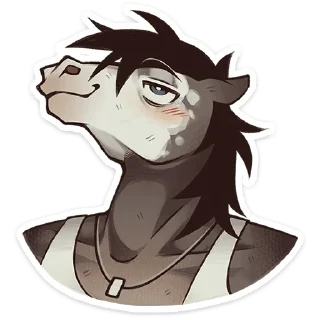 Video sticker 🐴 Конь Гром • @TgSticker