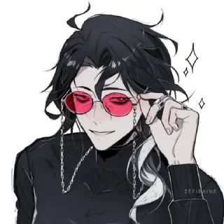 Telegram sticker ♟️ 𝕯𝖔𝖙𝖙𝖔𝕷𝖔𝖓𝖊.cr @zefiraine.By @Be_rt.