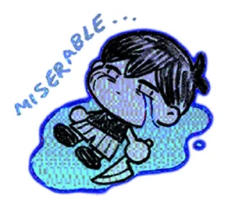 Телеграм стикер 😓 omori! :: @fStikBot