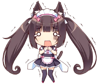 Телеграм стикер 🙀 Nekopara