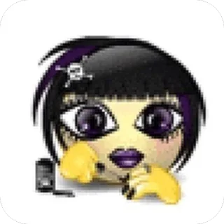 Telegram sticker 🫥 $Emo (Emonad)