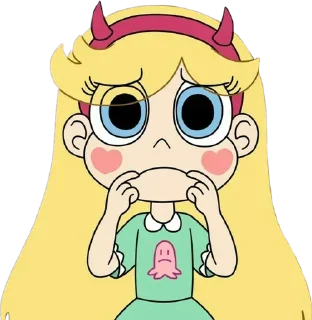 Video sticker ☹️ Star Butterfly ➜ @AnimeStickersIndo