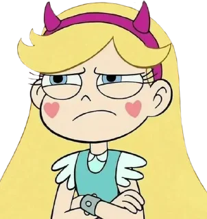 Telegram stiker 🤨 Star Butterfly ➜ @AnimeStickersIndo