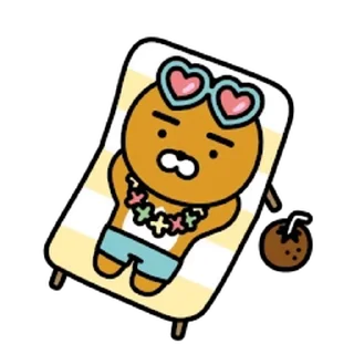 Video sticker 💬 라이언 스페셜 에디션 By @KakaoEmoticon