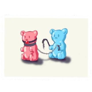 Telegram sticker 🐻 💙 @DalamWorld  💙
🔥BDSM TOY's🔥