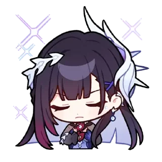 Telegram sticker 🤩 Hysilens 🤍 |  @aiichti