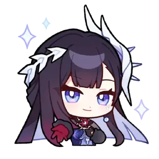 Telegram sticker 🤩 Hysilens 🤍 |  @aiichti