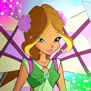 Telegram sticker ⭐️ Winx Club; @LittleBunnyAri