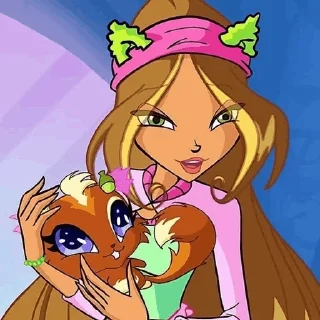 Telegram sticker ⭐️ Winx Club; @LittleBunnyAri