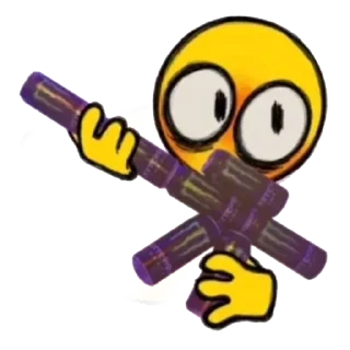 Telegram sticker 😤 Колобки @anime4_arts