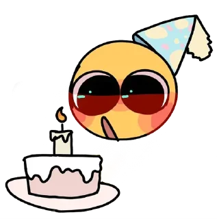 Video sticker 🎂 Колобки @anime4_arts