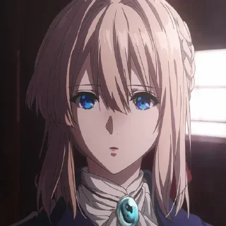 Video sticker 😯 Violet Evergarden • @animestickersii