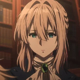 Video sticker 🙁 Violet Evergarden • @animestickersii