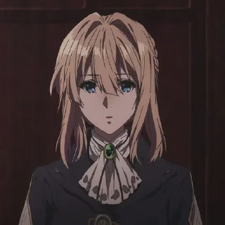 Telegram sticker 😯 Violet Evergarden • @animestickersii