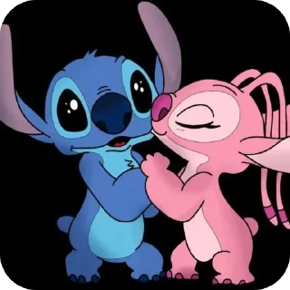 Telegram sticker 🫥 Stitch By Daniela