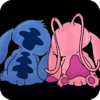 Telegram sticker 🫥 Stitch By Daniela