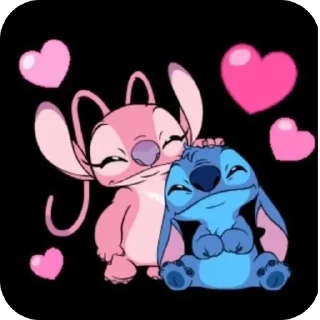 Telegram sticker 🫥 Stitch By Daniela