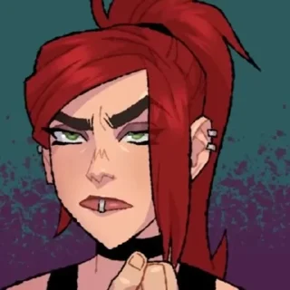 Telegram sticker 😠 Секси вумен и мен :: @fStikBot