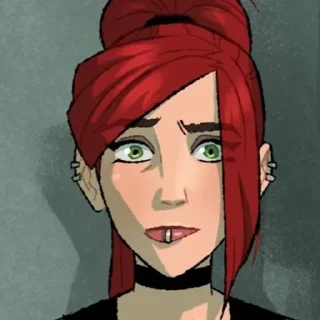 Telegram sticker 😰 Секси вумен и мен :: @fStikBot