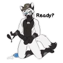 Telegram sticker 🤔 Foxer NSFW