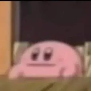 Telegram stiker 😐 kirby!
