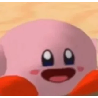 Video sticker 😐 kirby!