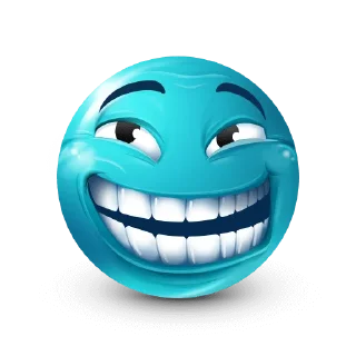 Video sticker 🤪 бирюзовые эмоджи @nmhlp