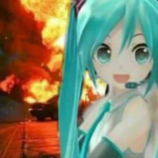 Telegram sticker 🔥 мику как смысл жизни :: @fStikBot