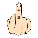 Telegram sticker 🖕 Crazy @stickersb2b