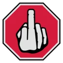 Telegram sticker 🖕 Crazy @stickersb2b