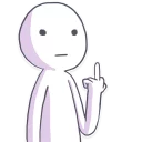 Telegram sticker 🖕 Crazy @stickersb2b