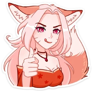 Sticker 👍 Госпожа Аи @vk_stickers18