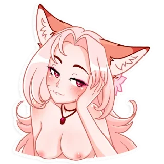 Telegram sticker 😏 Госпожа Аи @vk_stickers18