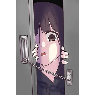 Telegram sticker 🚪 Куруми большая @Nyasticks