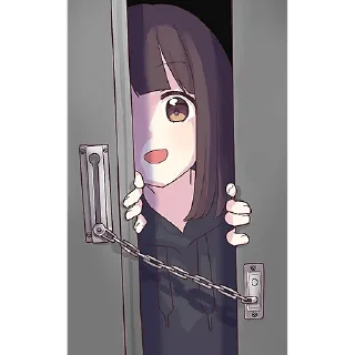 Telegram sticker 🚪 Куруми большая @Nyasticks