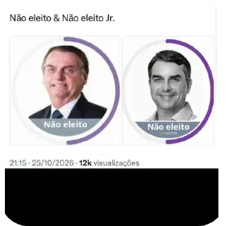 Sticker 👍 Não eleito