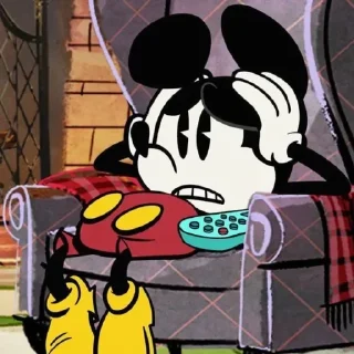 Telegram sticker ☹️ Mickey Mouse @StickersPackRobot