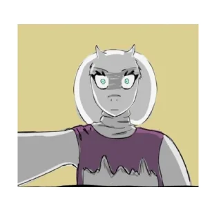 Telegram sticker 😠 Херовый Хоррортейл