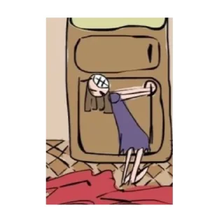 Telegram sticker 😬 Херовый Хоррортейл