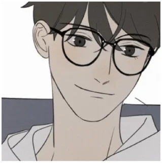Telegram sticker 😊 Ю Ян || Ты здесь